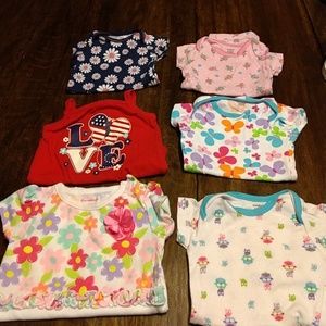 7pc onesie lot